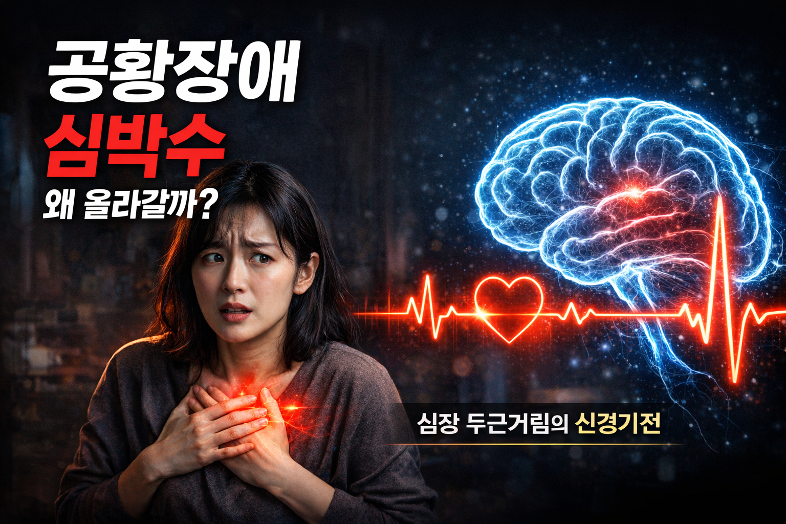 공황장애 심박수 증가 원인 | 심장 두근거림의 신경기전