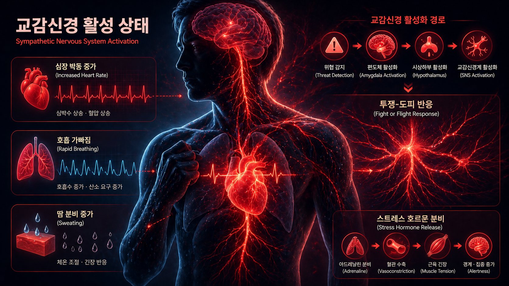 공황장애 신경계 자율신경계 과각성 이미지