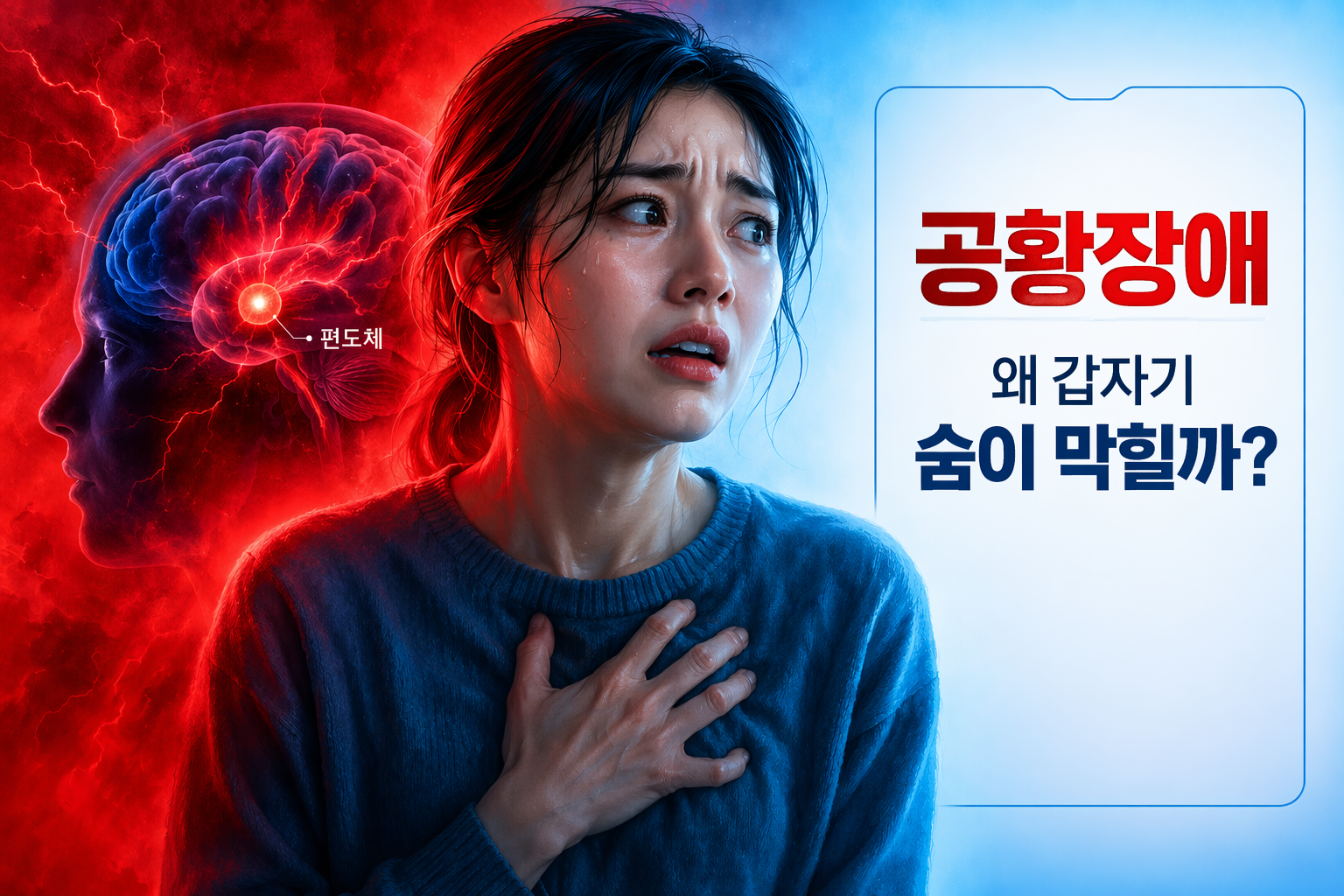 공황장애 스트레스 반응, 왜 갑자기 숨이 막힐까?