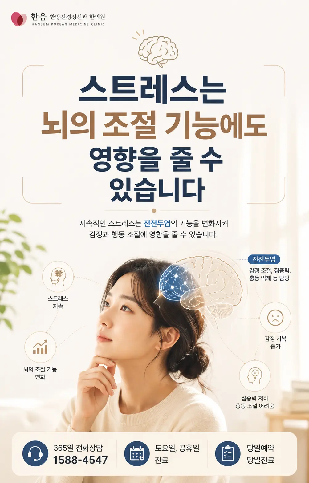 틱장애 스트레스와 전전두엽 행동 억제 기능을 설명하는 한국인 여성