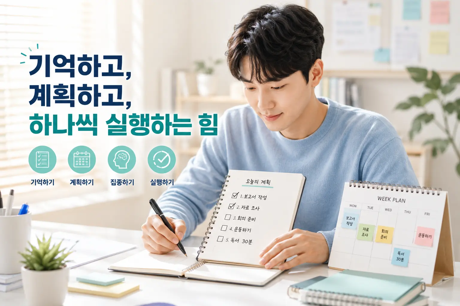 ADHD 실행기능의 계획 능력과 작업 기억을 표현한 한국인 성인