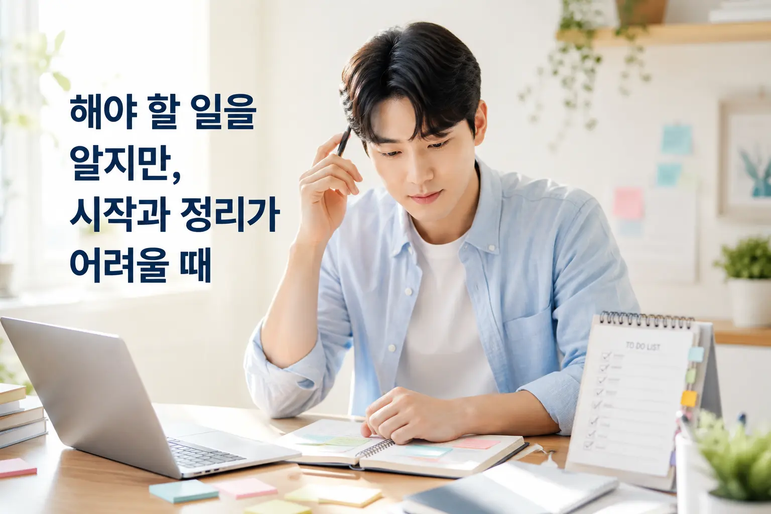 ADHD 실행기능의 어려움으로 일정과 할 일을 정리하는 한국인 성인