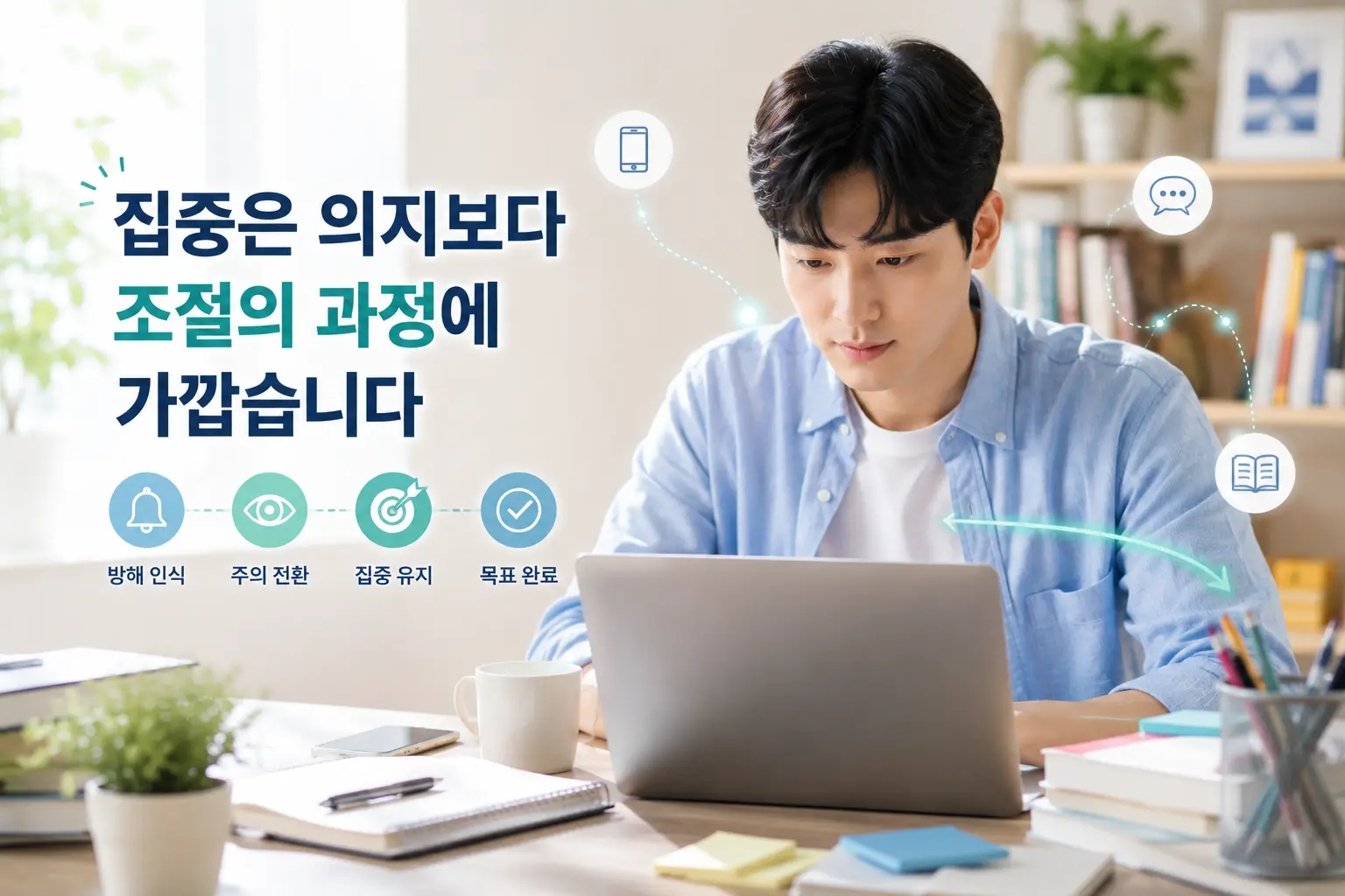 ADHD 주의 조절과 집중 과정을 보여주는 한국인 성인