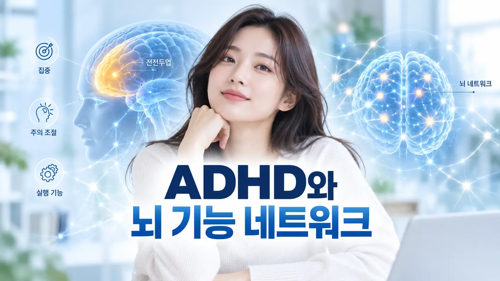 ADHD 뇌기능, 전전두엽과 뇌 기능 네트워크의 관계