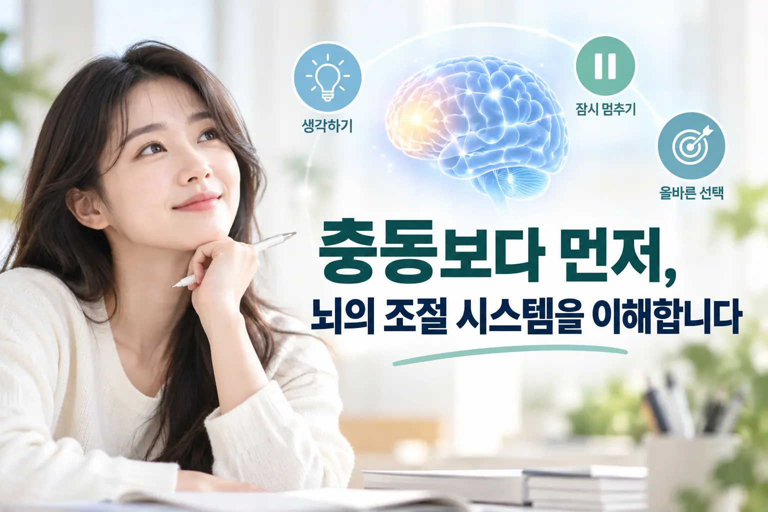 ADHD 충동조절과 뇌의 행동 조절 기능을 표현한 한국인 성인