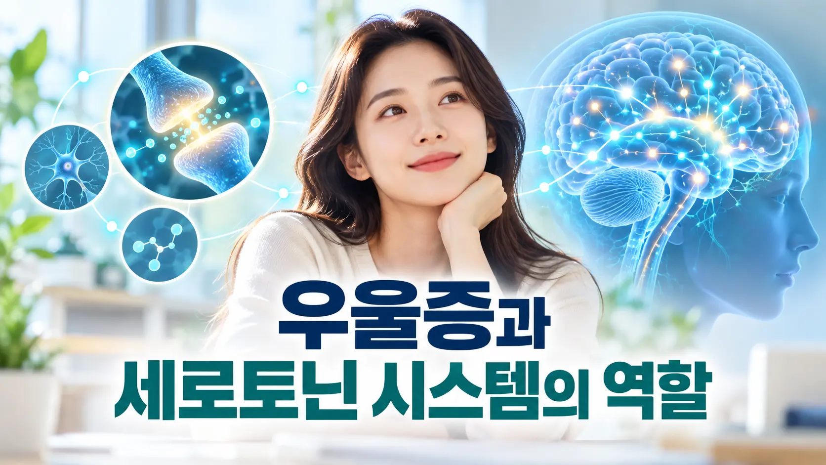 우울증 세로토닌 시스템의 역할과 뇌 기능 변화