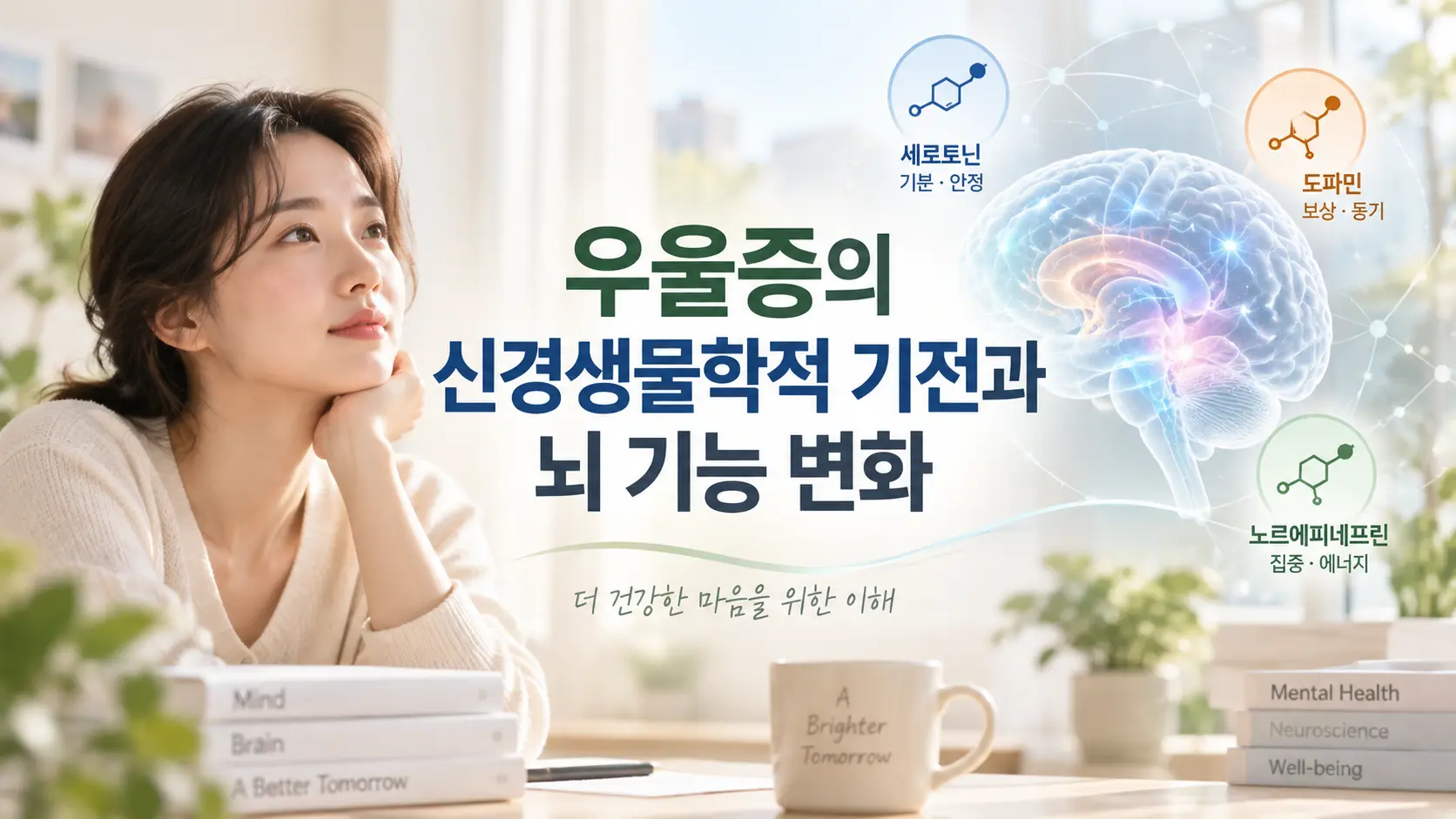 우울증 신경기전 | 신경생물학적 기전과 뇌 기능 변화
