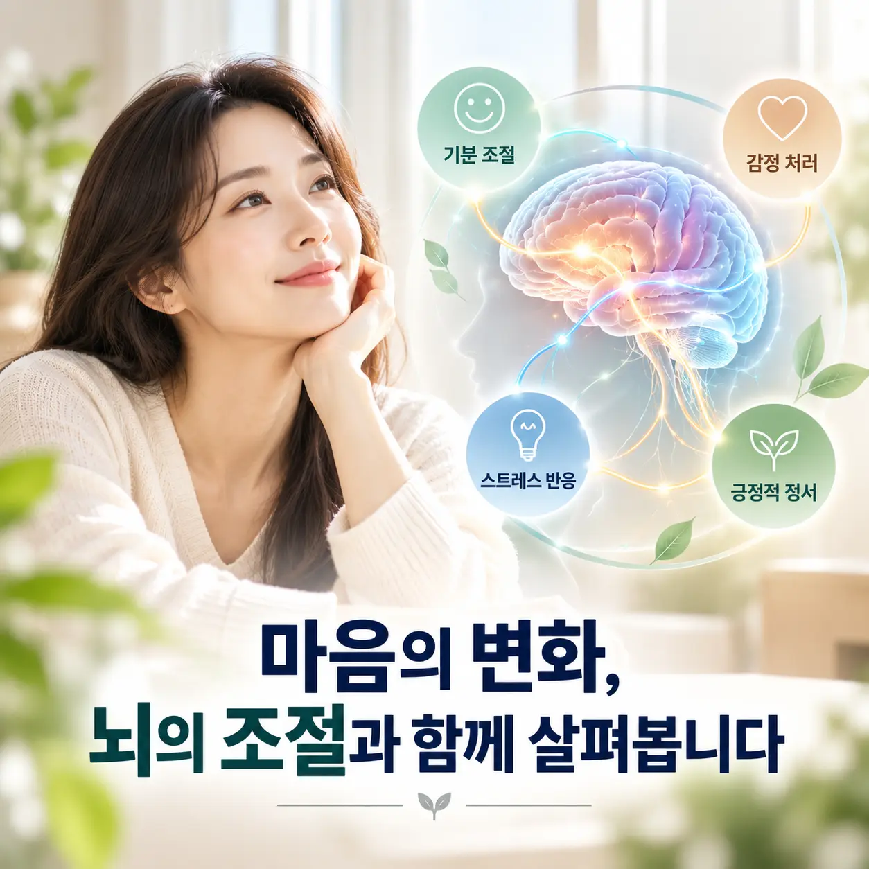 우울증 자율신경과 감정 조절 및 뇌 기능 변화를 표현한 한국인 모델