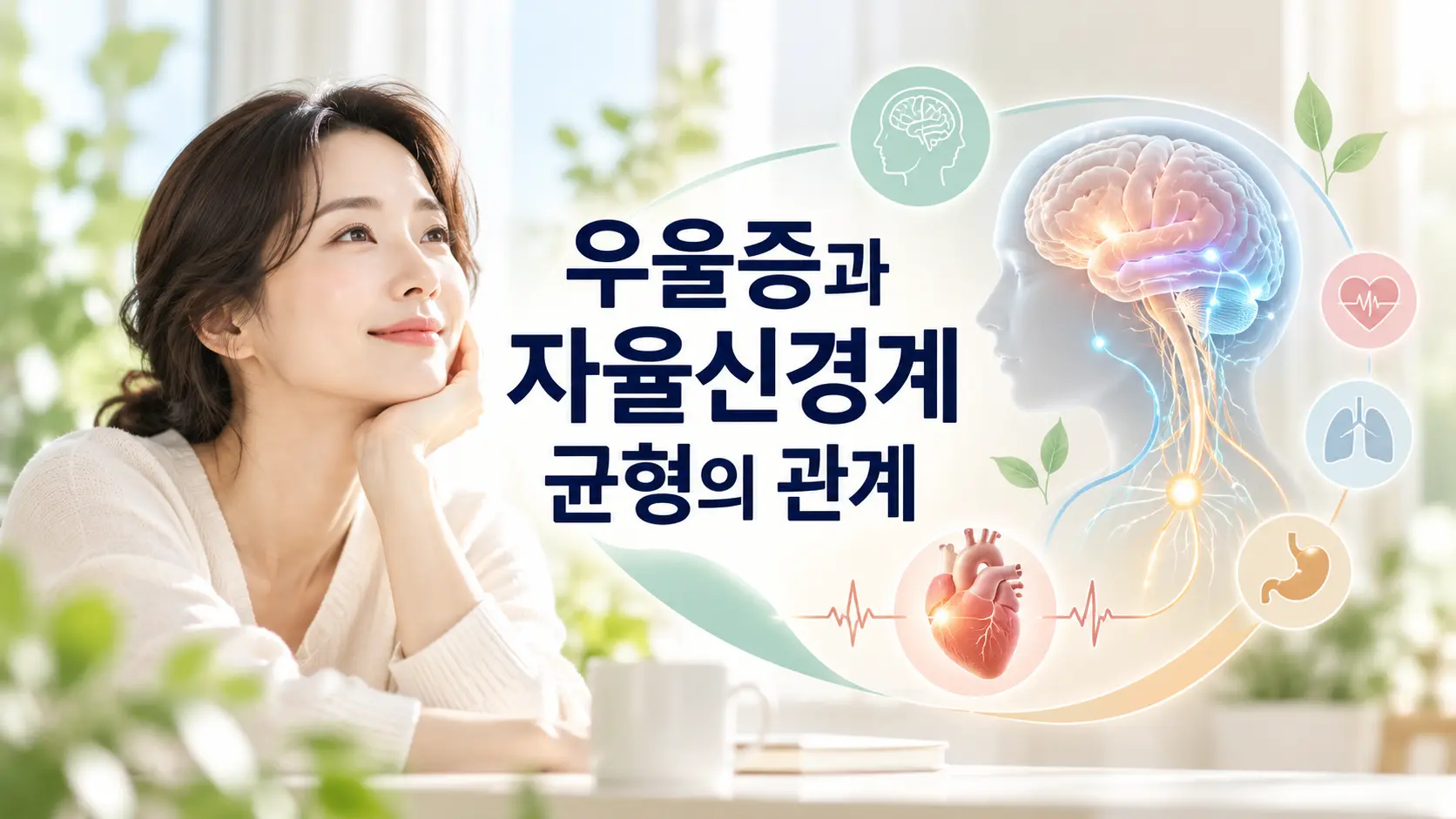 우울증 자율신경계 균형의 관계, 뇌와 스트레스 반응의 연결