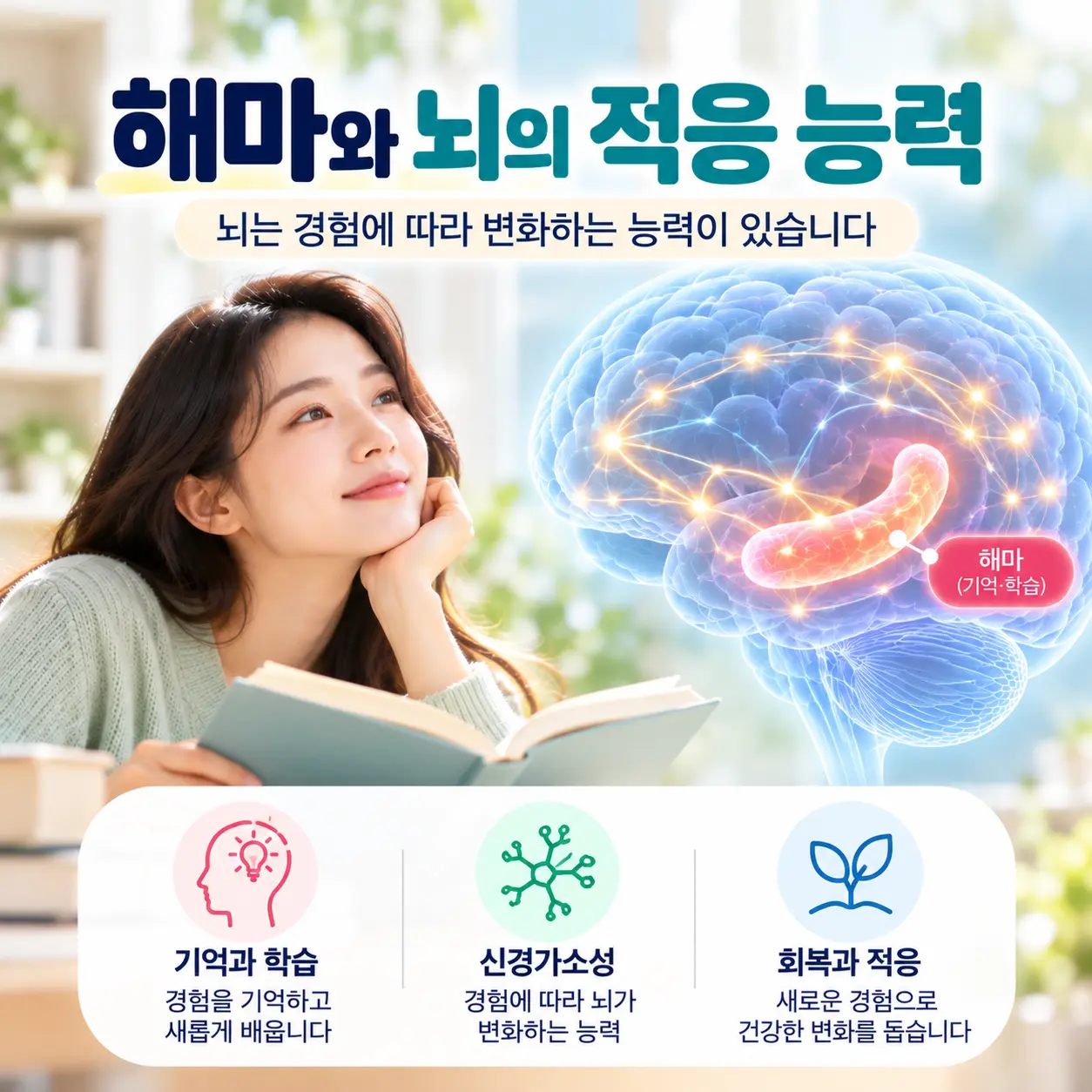 우울증과 관련된 해마의 기억 기능 및 신경가소성 변화